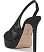 Jessica Simpson Sibilla Lace Slingback Peep Toe Platform Pumps - Image 4