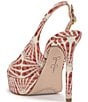 Jessica Simpson Sibilla Raffia Patterned Slingback Platform Sandals - Image 4
