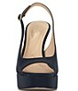Jessica Simpson Sibilla Sateen Slingback Peep Toe Platform Pumps - Image 5