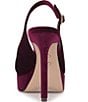 Jessica Simpson Sibilla Velvet Slingback Peep Toe Platform Pumps - Image 3