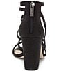 Color:Black - Image 3 - Stassey Glitter Strappy Block Heel Sandals