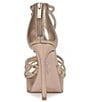 Color:Champagne - Image 3 - Suvrie Metallic Rhinestone Strappy Platform Dress Sandals