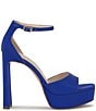 Jessica Simpson Telxia Sateen Ankle Strap Platform Sandals - Image 2