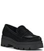 Jessica Simpson Ullinia Sateen Platform Loafers - Image 1