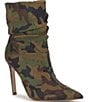 Jessica Simpson Welina Camo Rhinestone Slouch Booties - Image 1