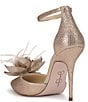 Color:Champagne - Image 4 - Winlyn2 Rhinestone Flower & Feather Stiletto Pumps