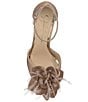 Color:Champagne - Image 6 - Winlyn2 Rhinestone Flower & Feather Stiletto Pumps