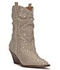 Color:Champagne - Image 1 - Zellya Rhinestone Embellishment Western Boots