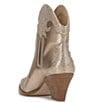 Color:Champagne - Image 4 - Zolly Snake Embossed Rhinestone Western Booties
