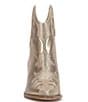Color:Champagne - Image 6 - Zolly Snake Embossed Rhinestone Western Booties