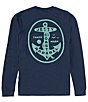 Color:Navy - Image 1 - Anchorage Long Sleeve T-Shirt