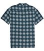 Color:Navy - Image 2 - Dockside Party Short Sleeve Printed Woven Shirt