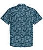 Color:Tidal - Image 2 - Garwood Short Sleeve Printed Woven Shirt