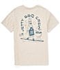 Color:Dust - Image 1 - Kiss The Cook Short Sleeve Graphic T-Shirt