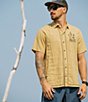 JETTY Marshall Linen Short Sleeve Woven Shirt - Image 2