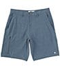 Color:Storm - Image 1 - Polywog 2.0 Hybrid 9#double; Inseam Walk Shorts