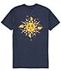 Color:Navy - Image 1 - Refraction Short Sleeve T-Shirt