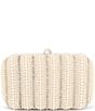 Badgley Mischka Jewel by Badgley Mischka Aria Pearl and Crystal Stripe Minaudiere Clutch, Color:Ivory - Image 1