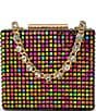 Badgley Mischka Jewel Badgley Mischka Rhinestone Minaudiere With Chain Clutch, Color:Multi - Image 1