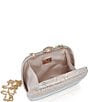 Badgley Mischka Jewel by Badgley Mischka Eden Crystal Aurelias Borealis Minaudiere Clutch, Color:Champagne - Image 2