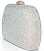 Badgley Mischka Jewel by Badgley Mischka Eden Crystal Aurelias Borealis Minaudiere Clutch, Color:Champagne - Image 3