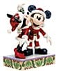 Jim Shore Disney Traditions Mickey And Minnie Mistletoe Figurine - Image 6