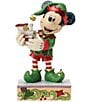 Jim Shore Disney Traditions Mickey Elf With Train Special Edition Figurine - Image 1