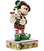 Jim Shore Disney Traditions Mickey Elf With Train Special Edition Figurine - Image 2