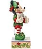 Jim Shore Disney Traditions Mickey Elf With Train Special Edition Figurine - Image 3