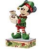 Jim Shore Disney Traditions Mickey Elf With Train Special Edition Figurine - Image 6