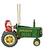 Jim Shore John Deere Collection Santa In John Deere Tractor Hanging Ornament - Image 3