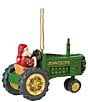 Jim Shore John Deere Collection Santa In John Deere Tractor Hanging Ornament - Image 4