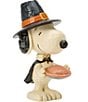 Jim Shore Peanuts Collection Snoopy With Pumpkin Pie Mini Figurine - Image 5