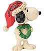Jim Shore Peanuts Snoopy With Heart Wreath Miniature Figurine - Image 2