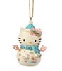Jim Shore Sanrio Hello Kitty Snowman Hanging Ornament - Image 1