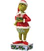 Jim Shore The Grinch Collection Grinch Holding Dome With Max Figurine - Image 5