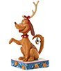Jim Shore The Grinch Collection Max with Bell On Tail Figurine - Image 5