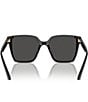 Jimmy Choo JC5016D 61mm Square Sunglasses, Color:Black - Image 4