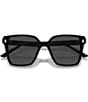 Jimmy Choo JC5016D 61mm Square Sunglasses, Color:Black - Image 5