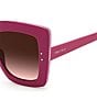 Color:Fuchsia - Image 2 - Women's Auri GS 53mm Square Sunglasses