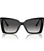 Jimmy Choo JC5001B 54mm Crystal Butterfly Sunglasses, Color:Black - Image 2