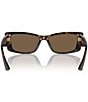 Jimmy Choo Women's JC5002BU 55mm Rectangle Sunglasses, Color:Havana - Image 4
