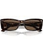 Jimmy Choo Women's JC5002BU 55mm Rectangle Sunglasses, Color:Havana - Image 5