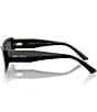 Jimmy Choo Women's JC5002BU 55mm Rectangle Sunglasses, Color:Black - Image 3