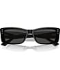 Jimmy Choo Women's JC5002BU 55mm Rectangle Sunglasses, Color:Black - Image 5