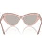 Color:Pink Gradient Glitter - Image 4 - Women's JC5004 55mm Cat Eye Sunglasses