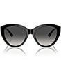 Color:Black - Image 2 - Women's JC5007F 55mm Round Sunglasses