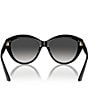 Color:Black - Image 4 - Women's JC5007F 55mm Round Sunglasses