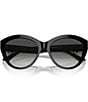 Color:Black - Image 5 - Women's JC5007F 55mm Round Sunglasses