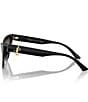 Color:Black - Image 3 - Women's JC5008 55mm Cat Eye Sunglasses